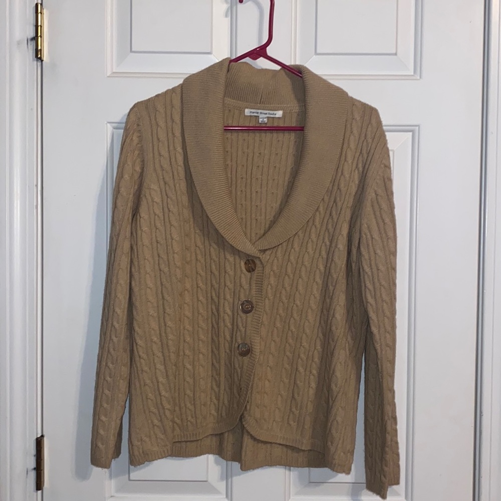 Button up sweater